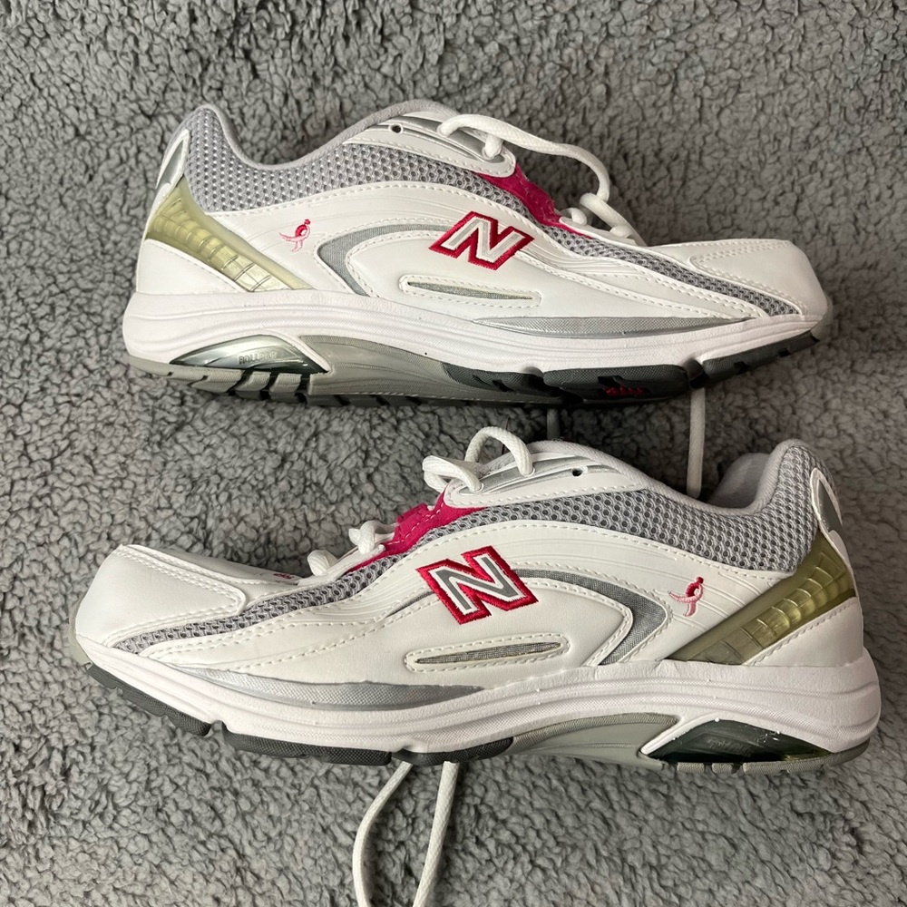 New Balance Women's Walking Shoes - Pink and Gray - Picture 4 of 7
